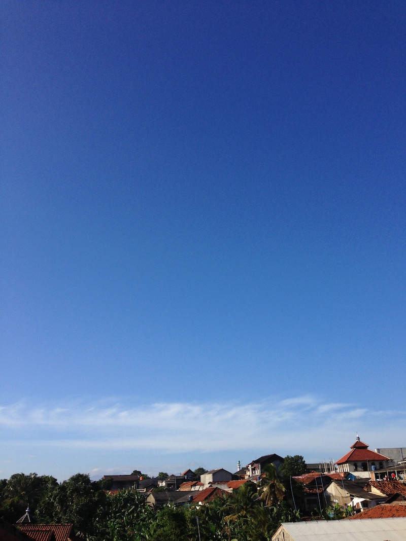 morning sky in ciputat